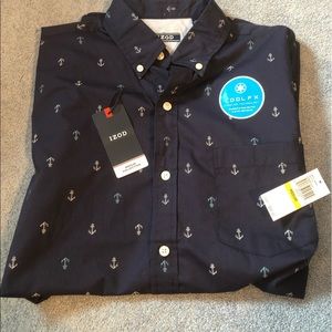 Izod NWT Summer Short Sleeve Button up